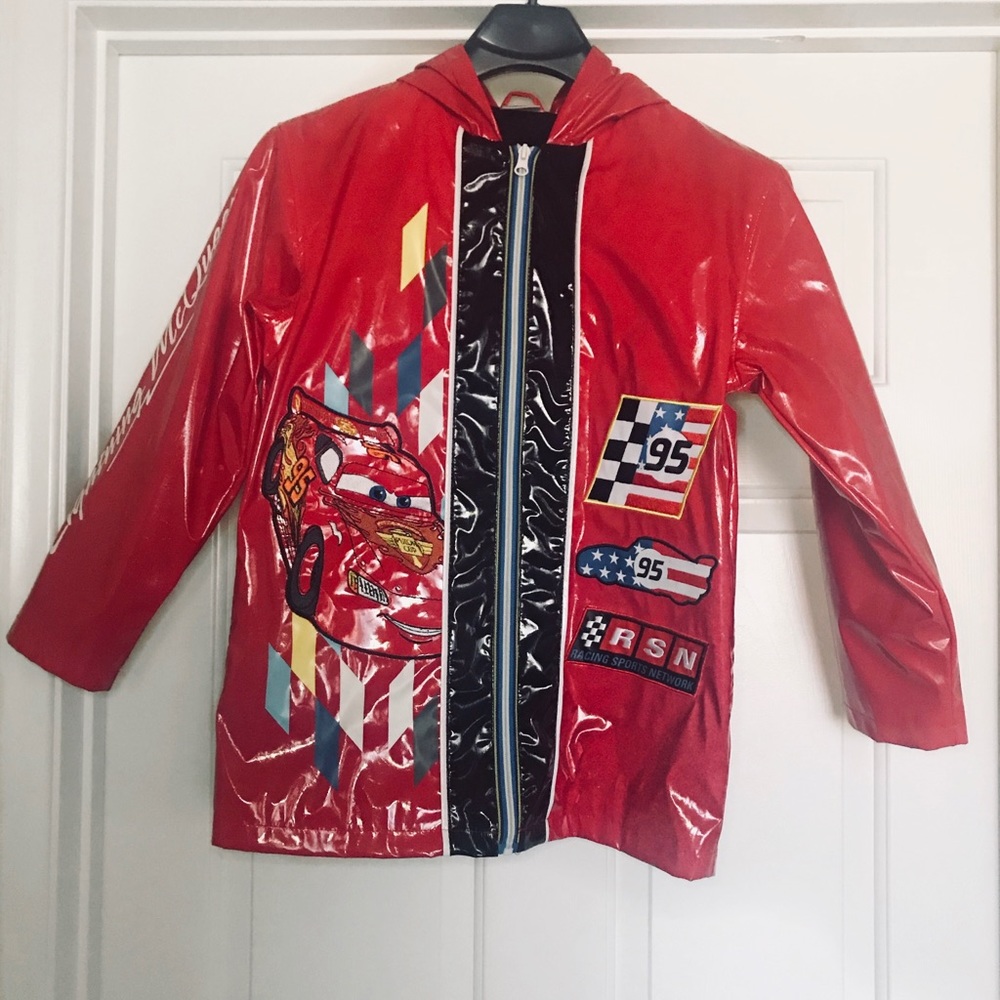 Disney Store Lightening MacQueen Raincoat